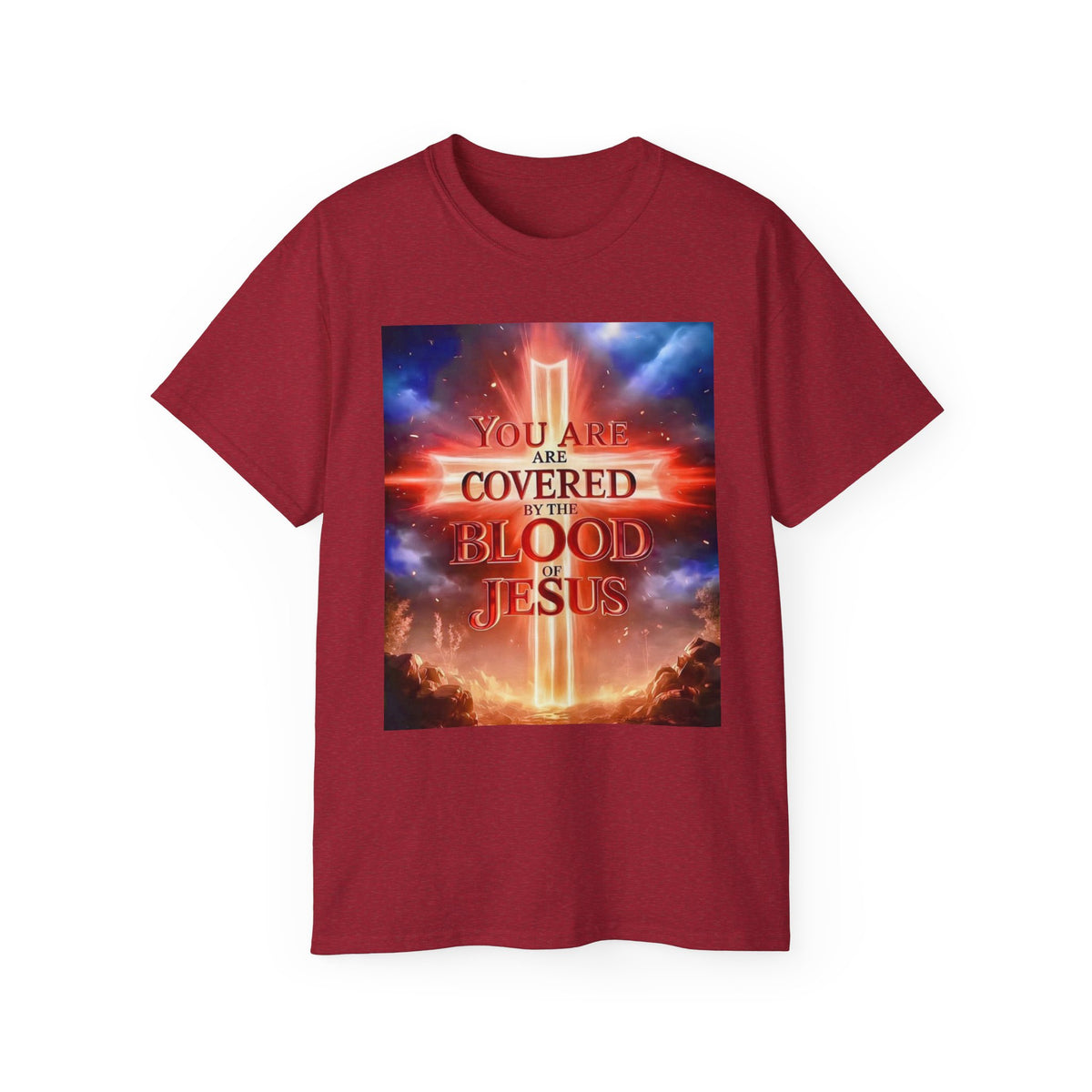 Christian T-Shirt — "You Are Covered by the Blood of Jesus" Gospel Tee
