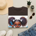 T-Shirt — "Beautiful" Cute Curly-Haired Doll Illustration Tee