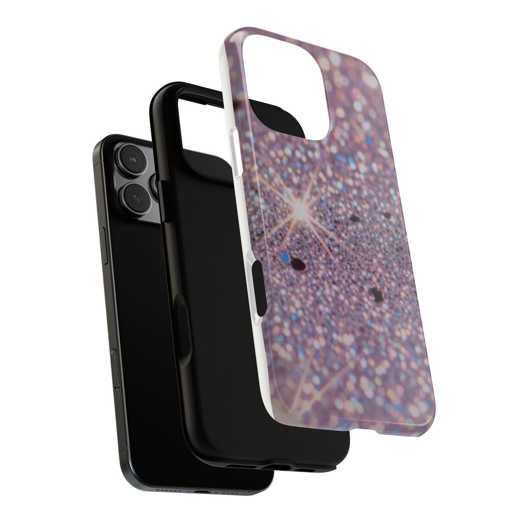 Sparkling Pink Glitter Tough Phone Case