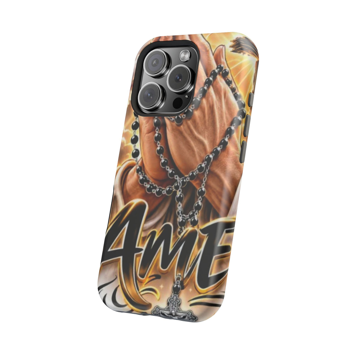 Praying Hands Rosary Magnetic Impact Phone Case