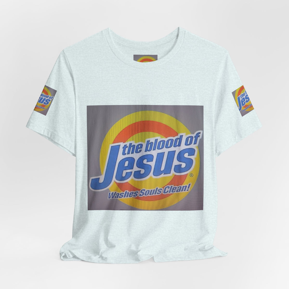 Christian T-Shirt - "The Blood of Jesus Washes Souls Clean" Graphic Tee