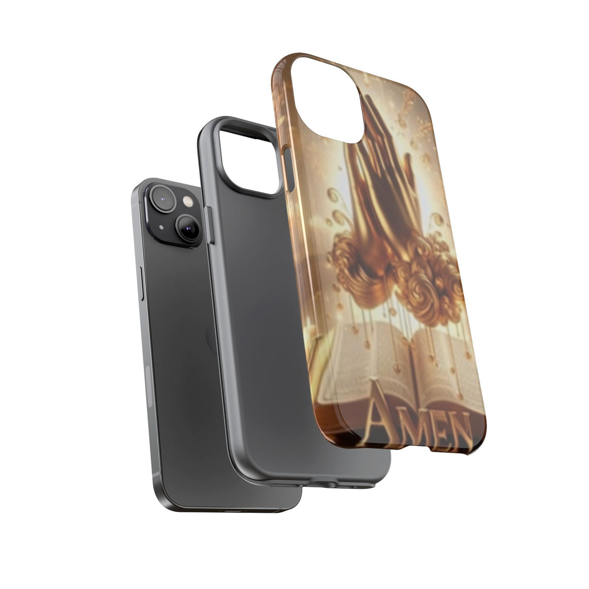 Prayer Hands 'Amen' Phone Case - Religious Christian iPhone Case