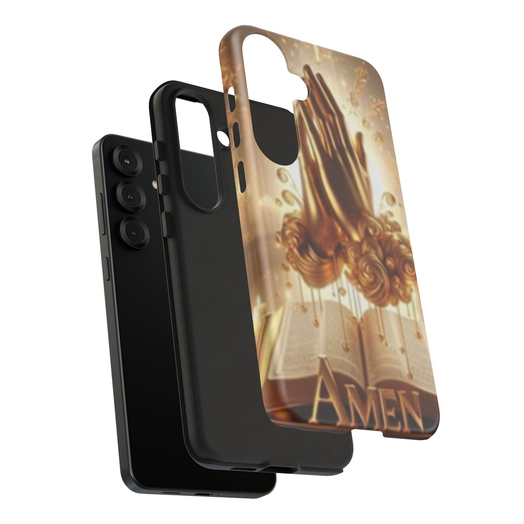 Prayer Hands 'Amen' Phone Case - Religious Christian iPhone Case