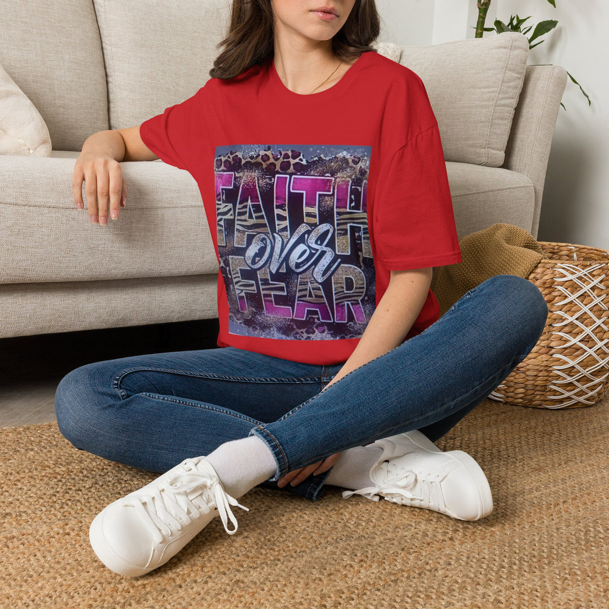 Faith Over Fear Graphic T-Shirt