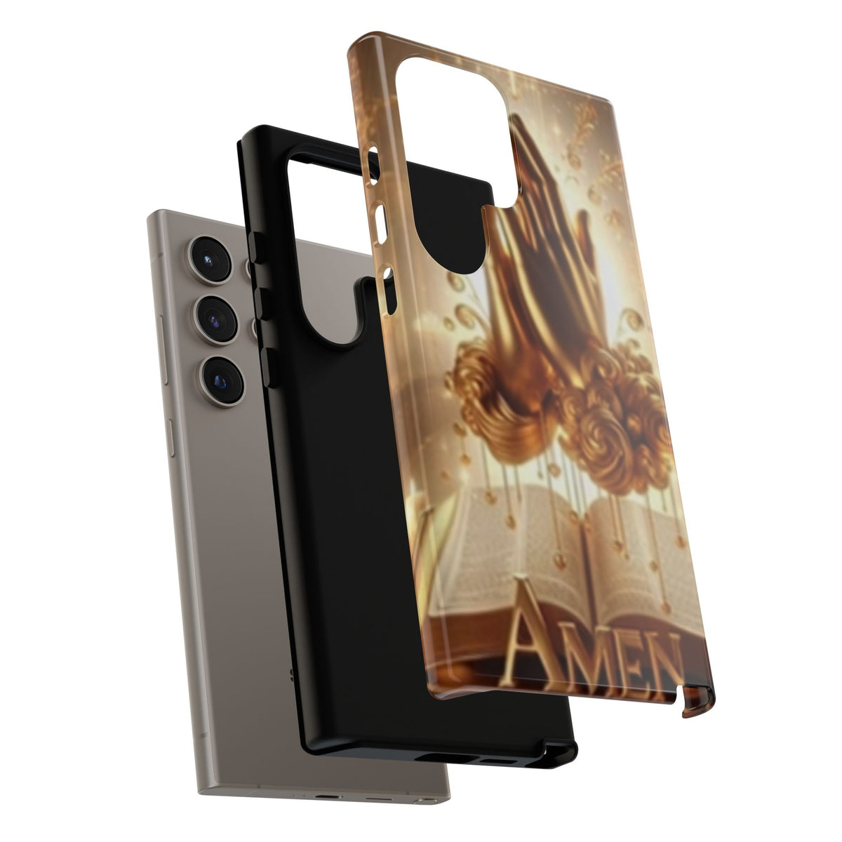 Prayer Hands 'Amen' Phone Case - Religious Christian iPhone Case