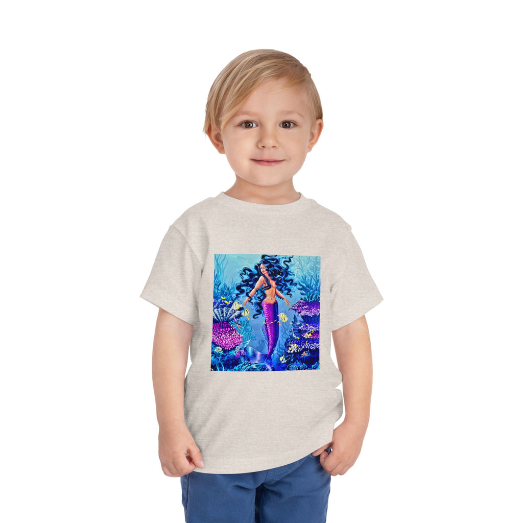 Mermaid Toddler Tee — Colorful Underwater Ocean Playtop
