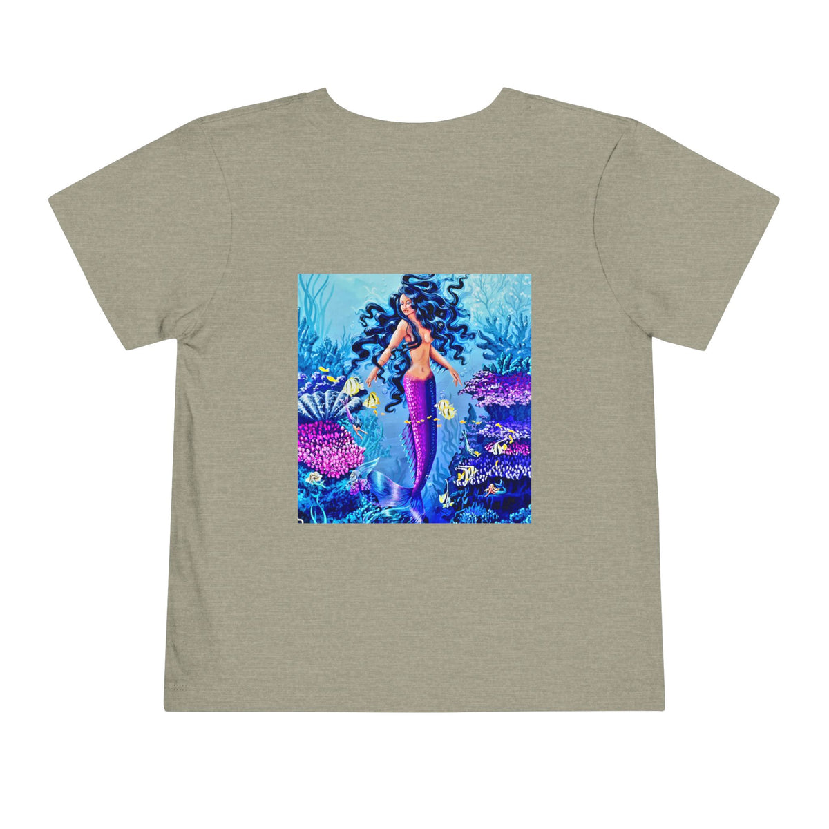 Mermaid Toddler Tee — Colorful Underwater Ocean Playtop