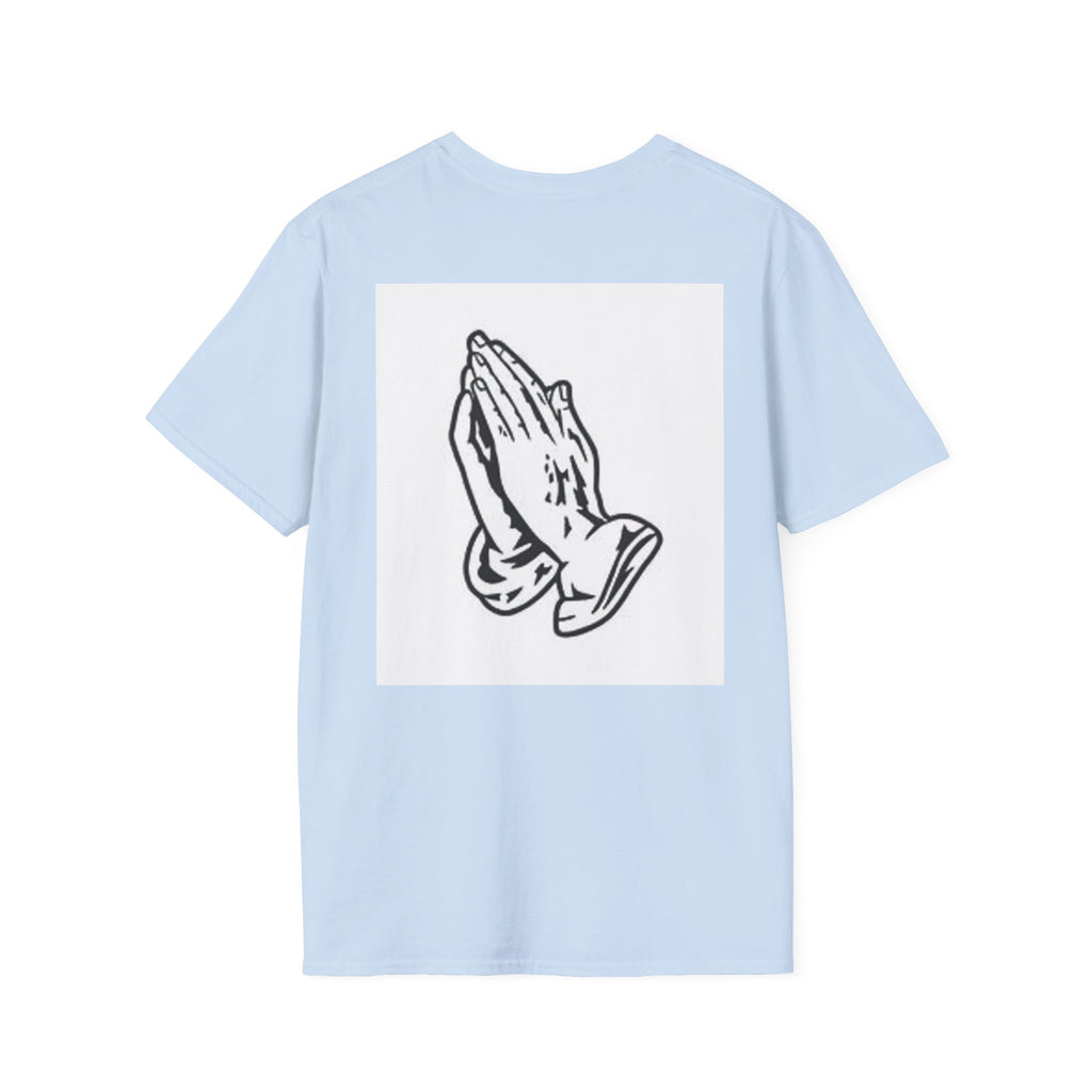 Praying Hands T-Shirt — Vintage Prayer Graphic Tee for Faith & Spiritual Style