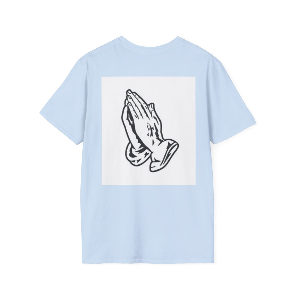 Praying Hands T-Shirt — Vintage Prayer Graphic Tee for Faith & Spiritual Style