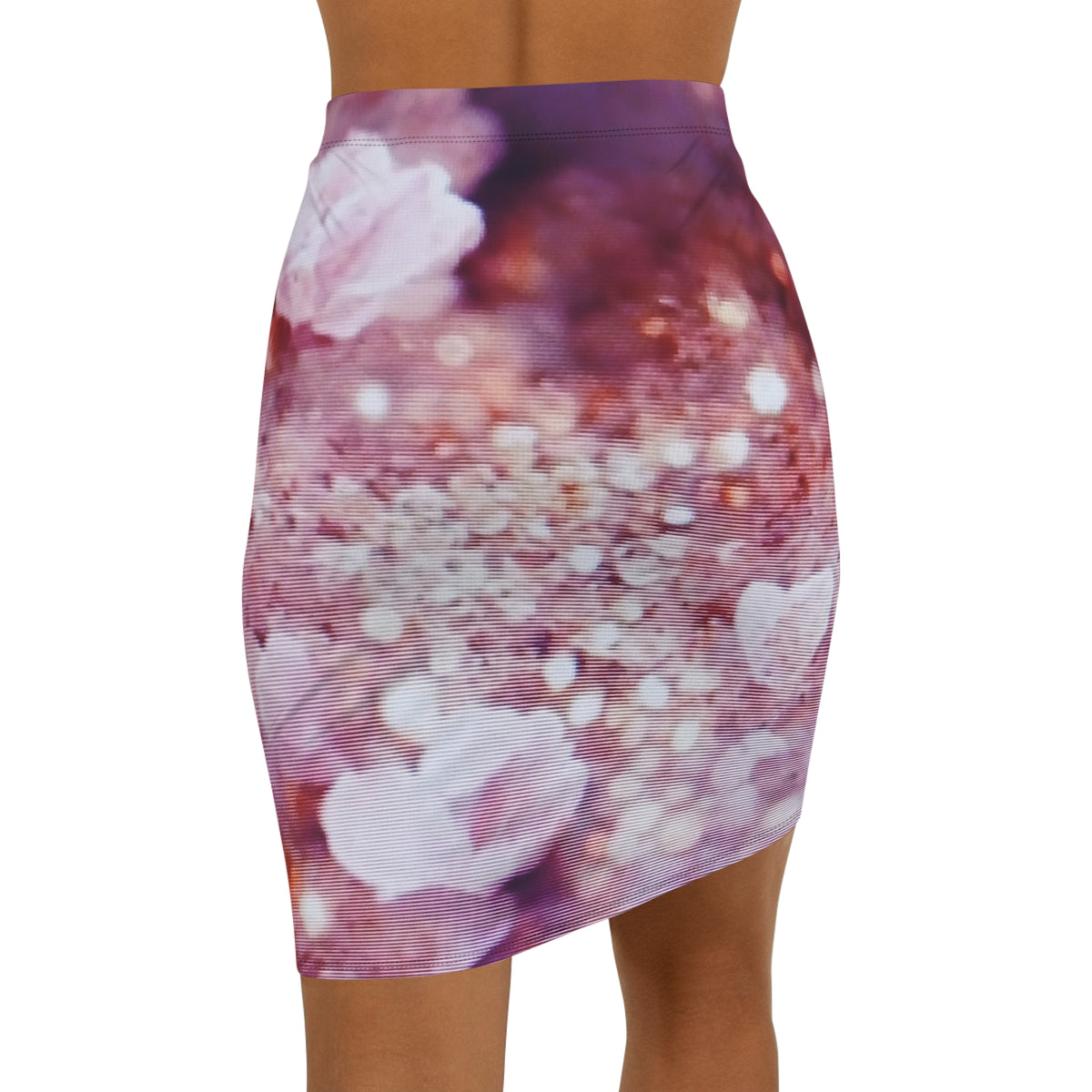 Women's Mid-Waist Pencil Skirt (AOP)