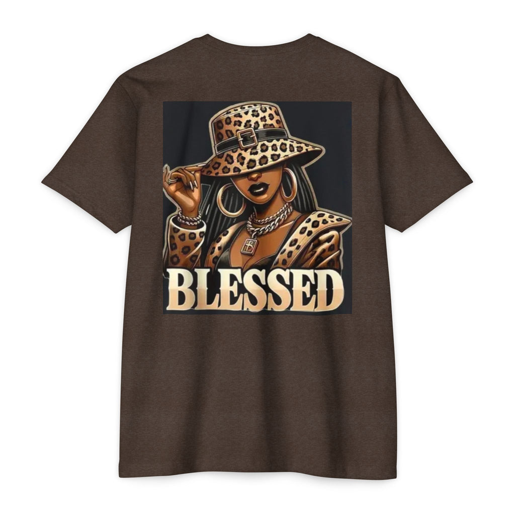 Blessed Leopard Hat T-Shirt