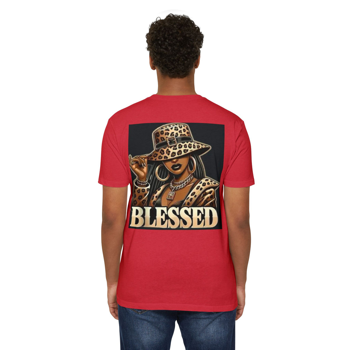 Blessed Leopard Hat T-Shirt