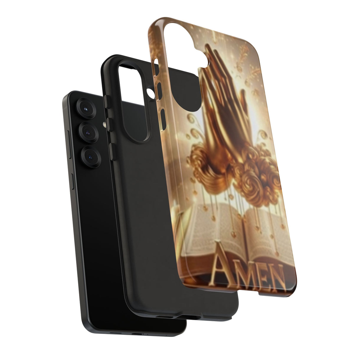 Prayer Hands 'Amen' Phone Case - Religious Christian iPhone Case