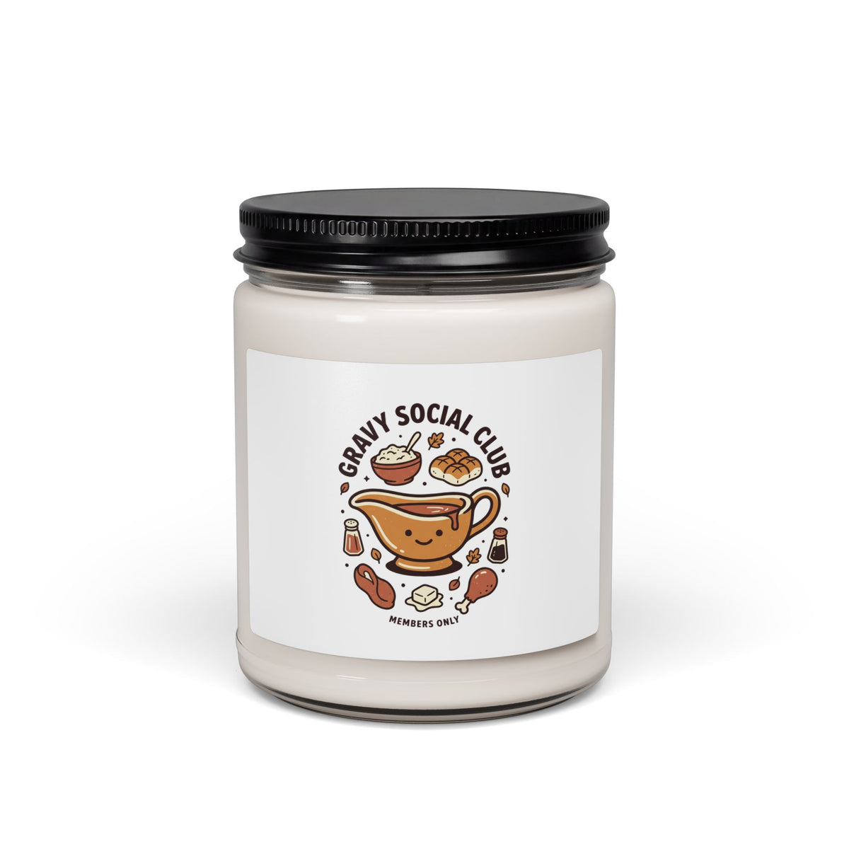 Gravy Social Club Candle | Thanksgiving Soy Candle, Pumpkin Pie & Harvest Scent