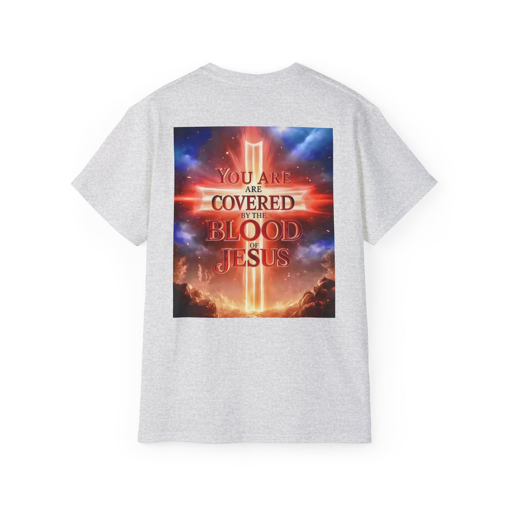 Christian T-Shirt — "You Are Covered by the Blood of Jesus" Gospel Tee