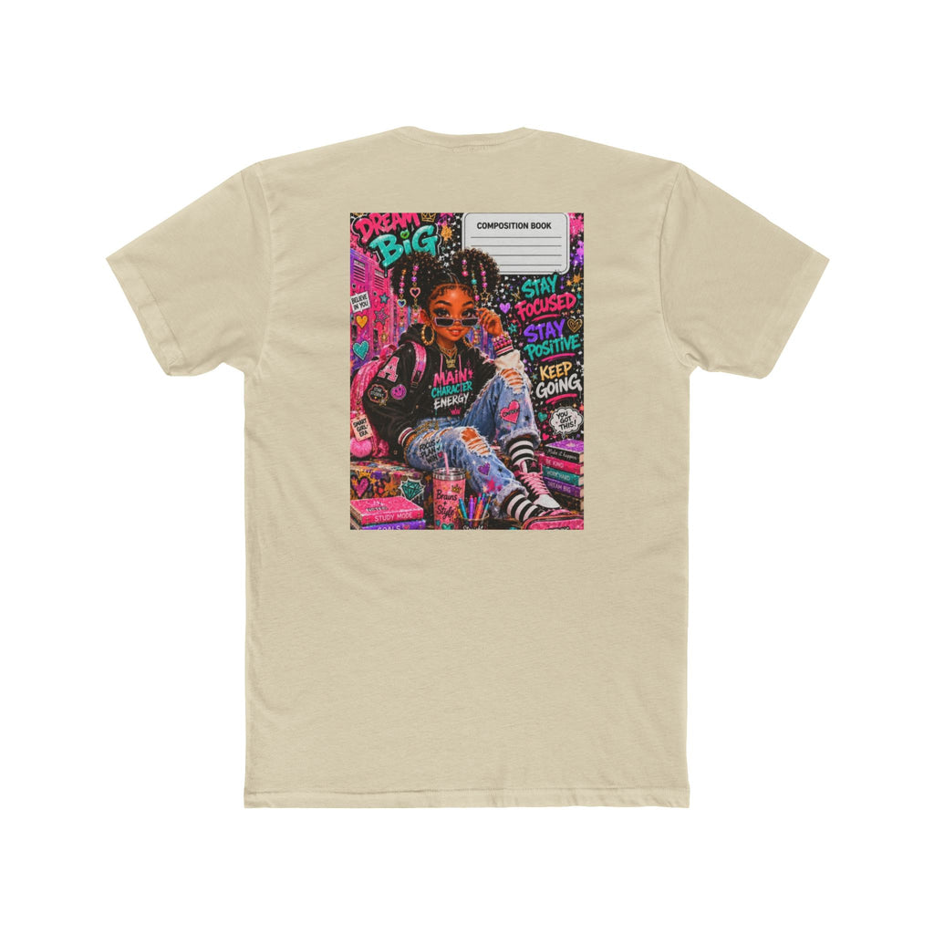 Dream Big Graphic Tee — Motivational Girl Street Art T-Shirt