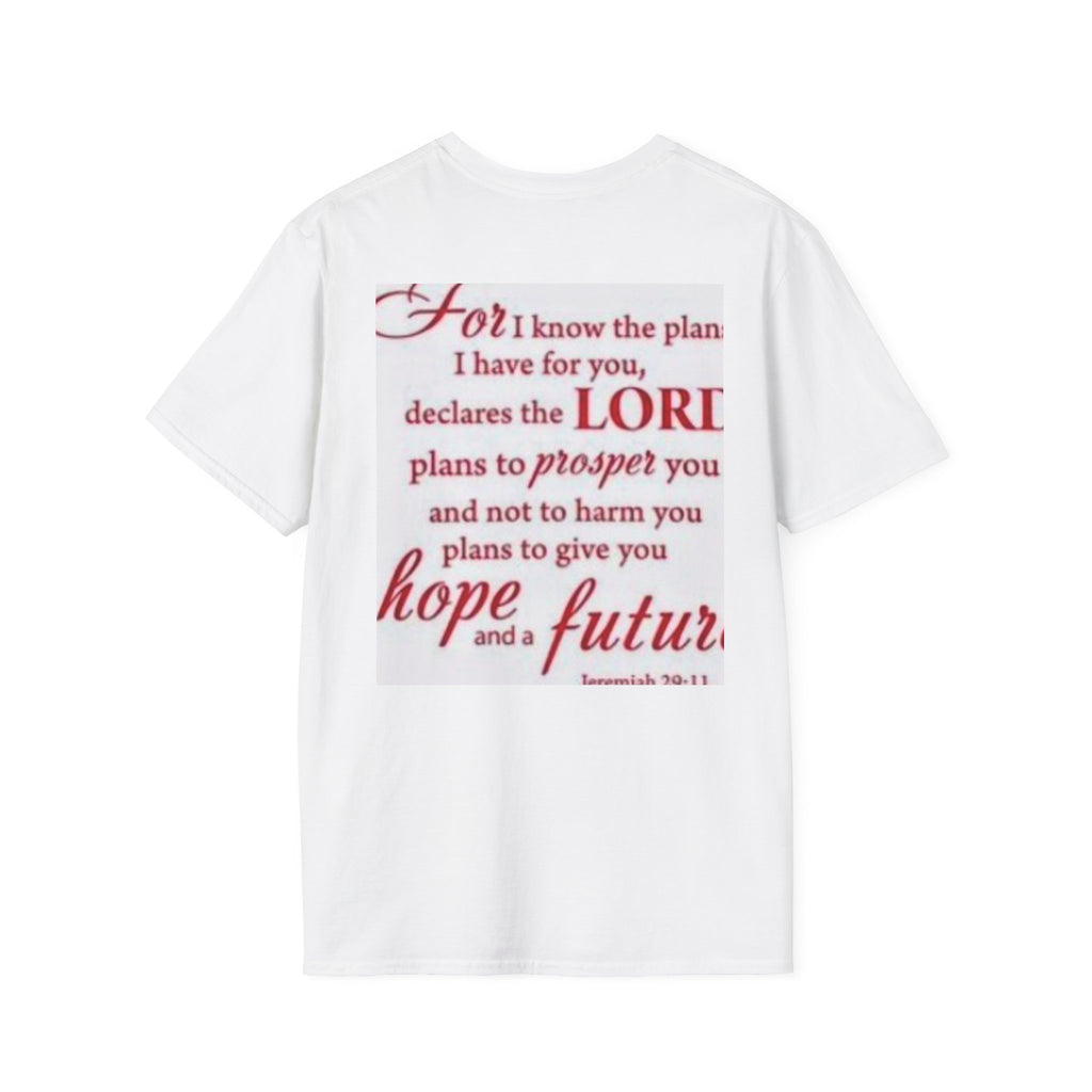 Christian Scripture T‑Shirt — "For I Know the Plans" Jeremiah 29:11 Inspirational Tee