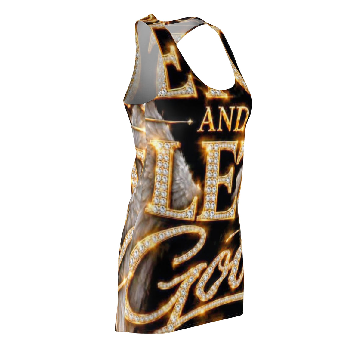 Women's Cut & Sew Racerback Dress (AOP)