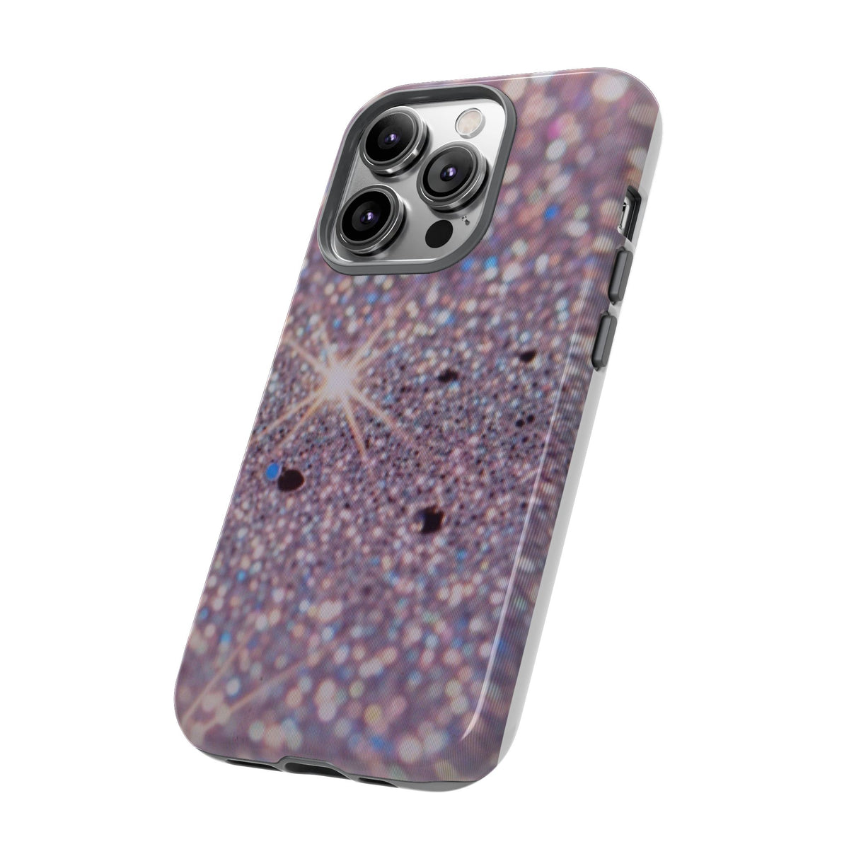 Sparkling Pink Glitter Tough Phone Case