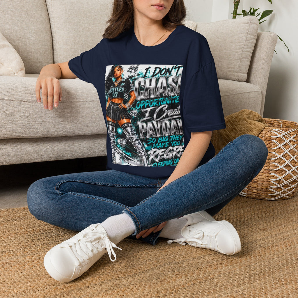 Hustler 'I Don't Chase Opportunities' Graphic T-Shirt