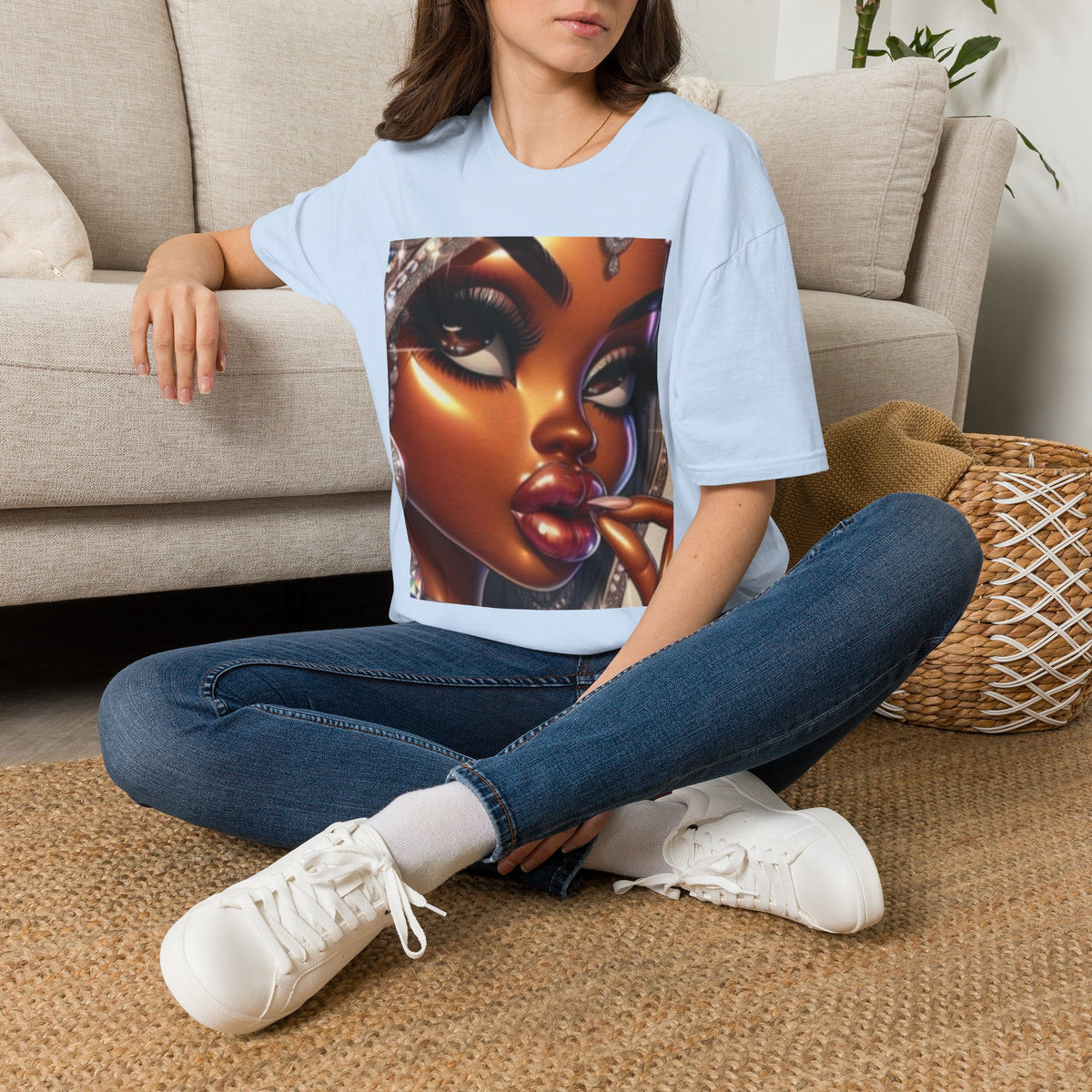 Afro Glam Portrait T-Shirt