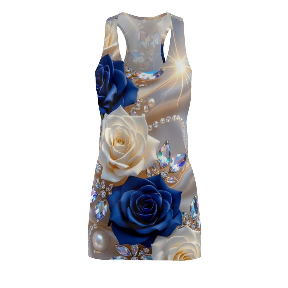 Women's Cut & Sew Racerback Dress (AOP)