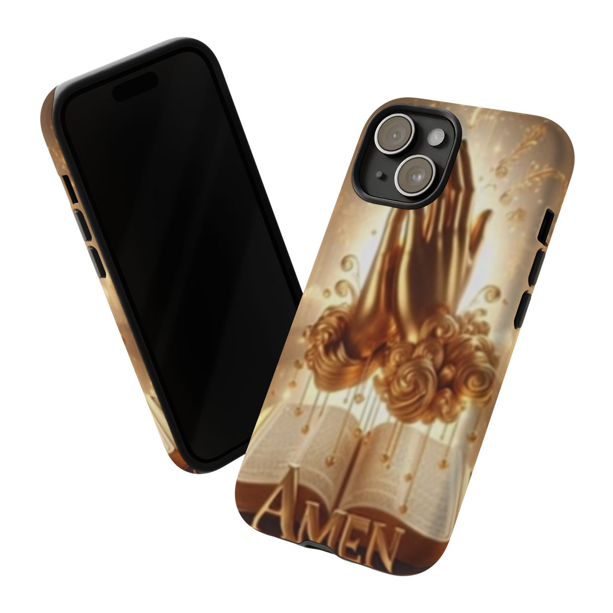 Prayer Hands 'Amen' Phone Case - Religious Christian iPhone Case