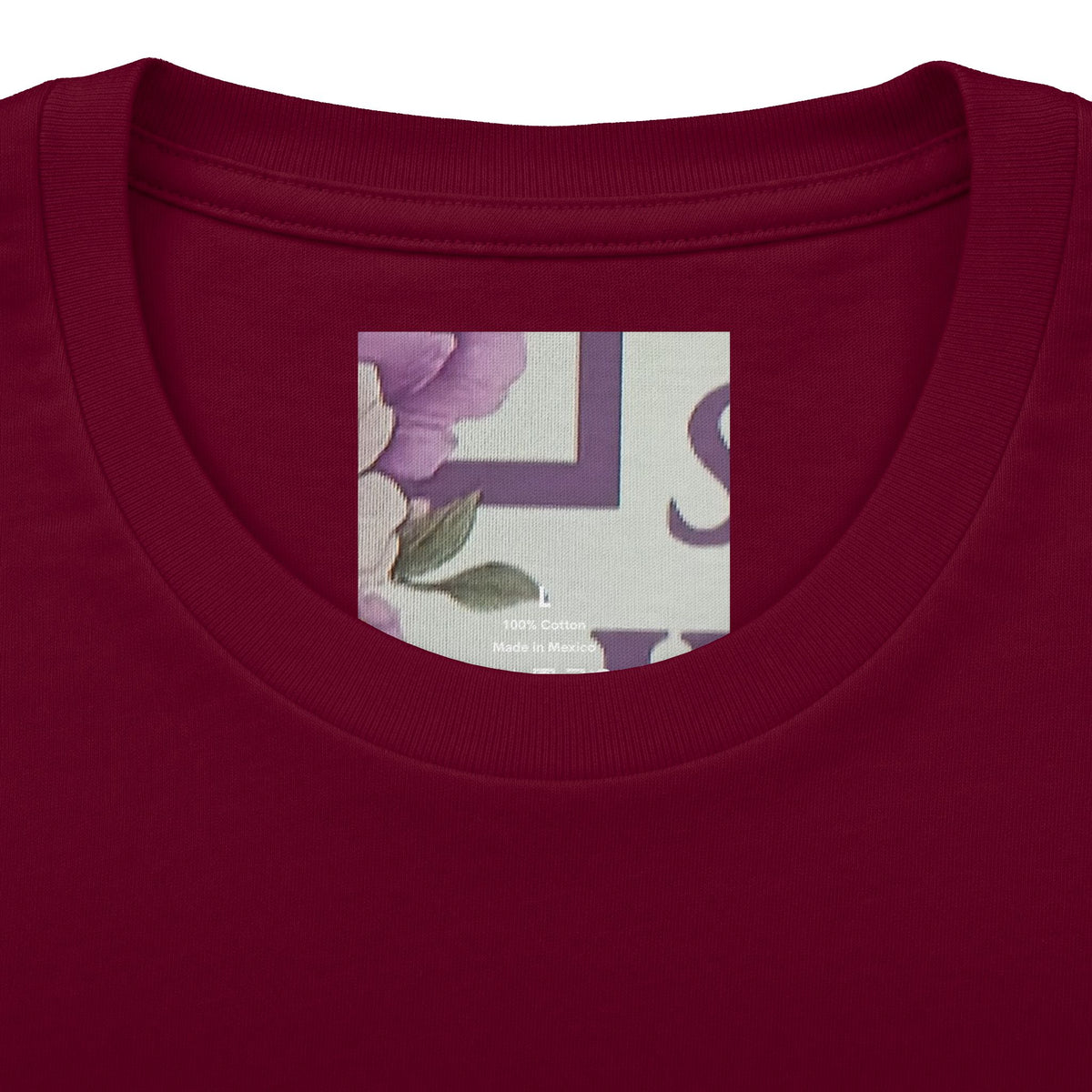 Christian Tee — "Blessed by God, Saved by Jesus, Filled by the Spirit" Floral Cross