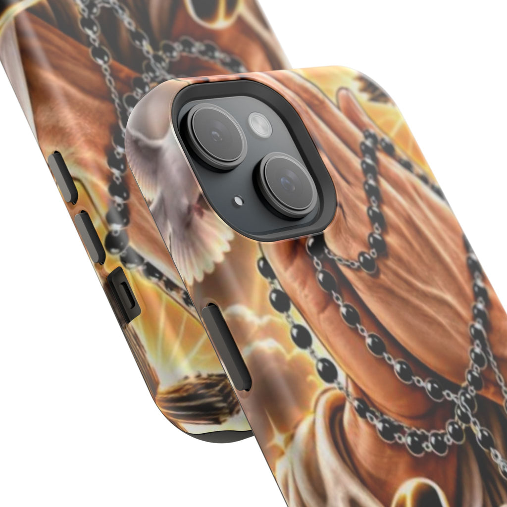 Praying Hands Rosary Magnetic Impact Phone Case