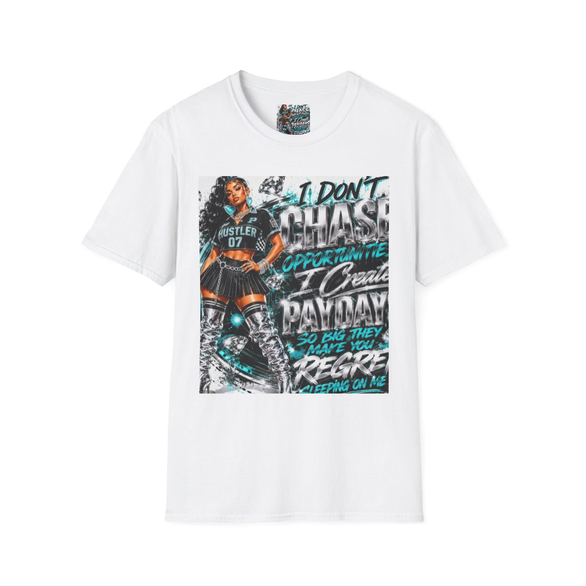 Hustler 'I Don't Chase Opportunities' Graphic T-Shirt