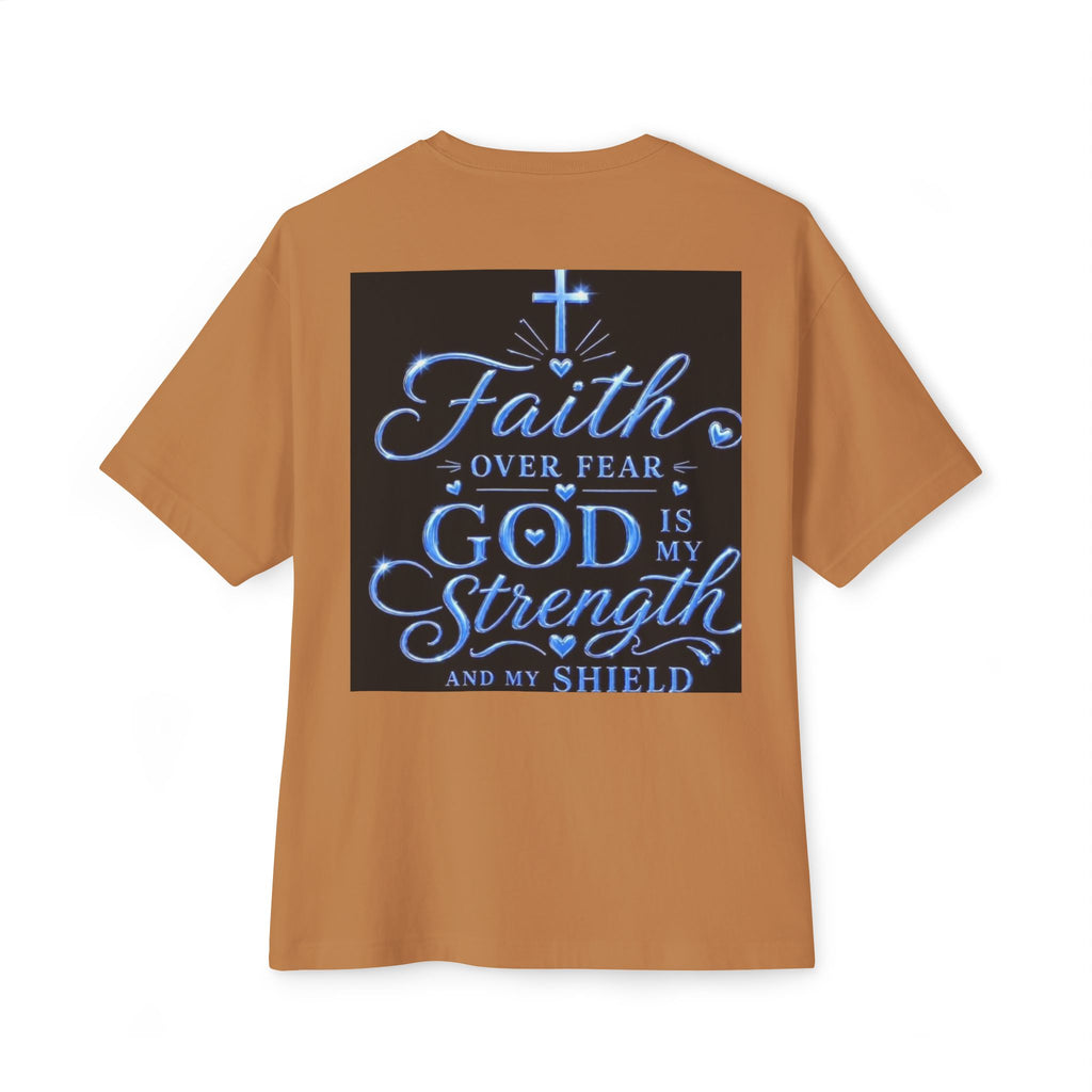 Faith Over Fear Tee — "God is My Strength" Christian T‑Shirt