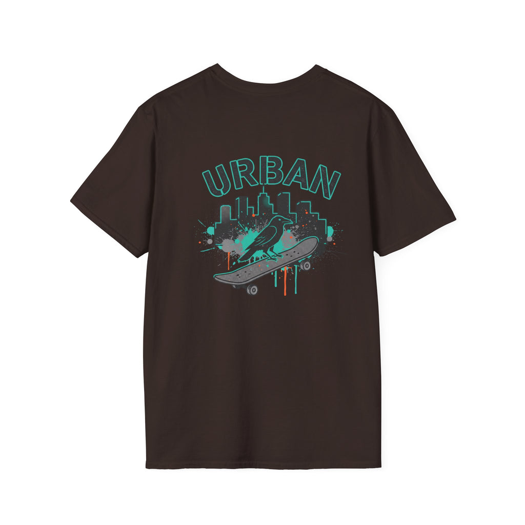 Urban Skateboard T-Shirt — City Skyline Skate Crew Tee