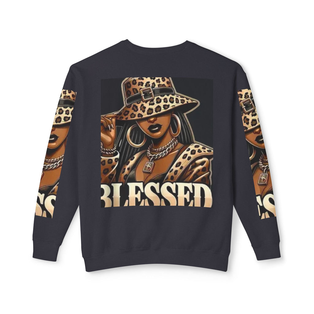 Blessed Leopard Femme Crewneck Sweatshirt