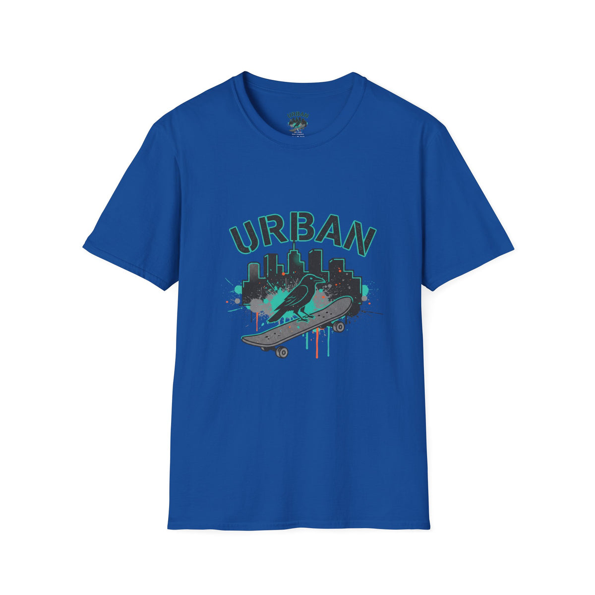 Urban Skateboard T-Shirt — City Skyline Skate Crew Tee