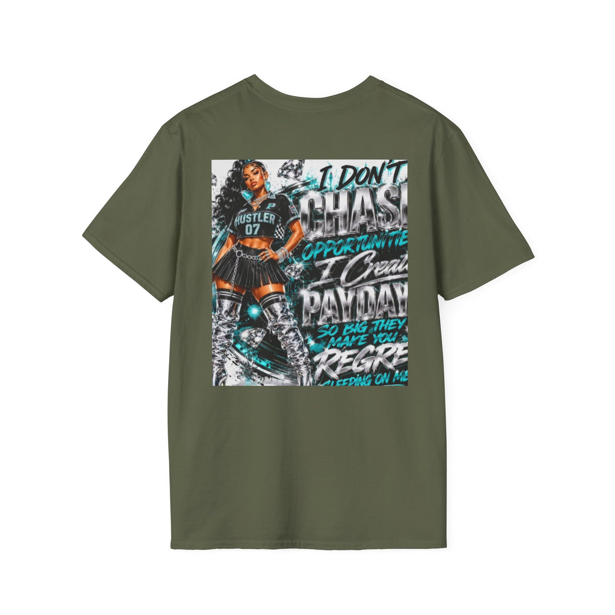 Hustler 'I Don't Chase Opportunities' Graphic T-Shirt