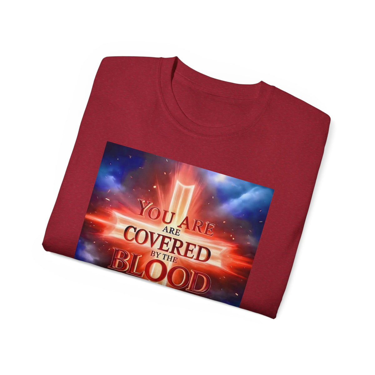 Christian T-Shirt — "You Are Covered by the Blood of Jesus" Gospel Tee