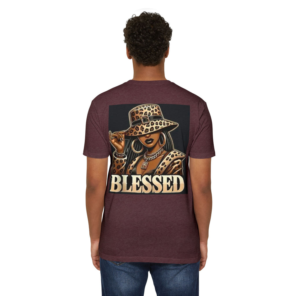 Blessed Leopard Hat T-Shirt