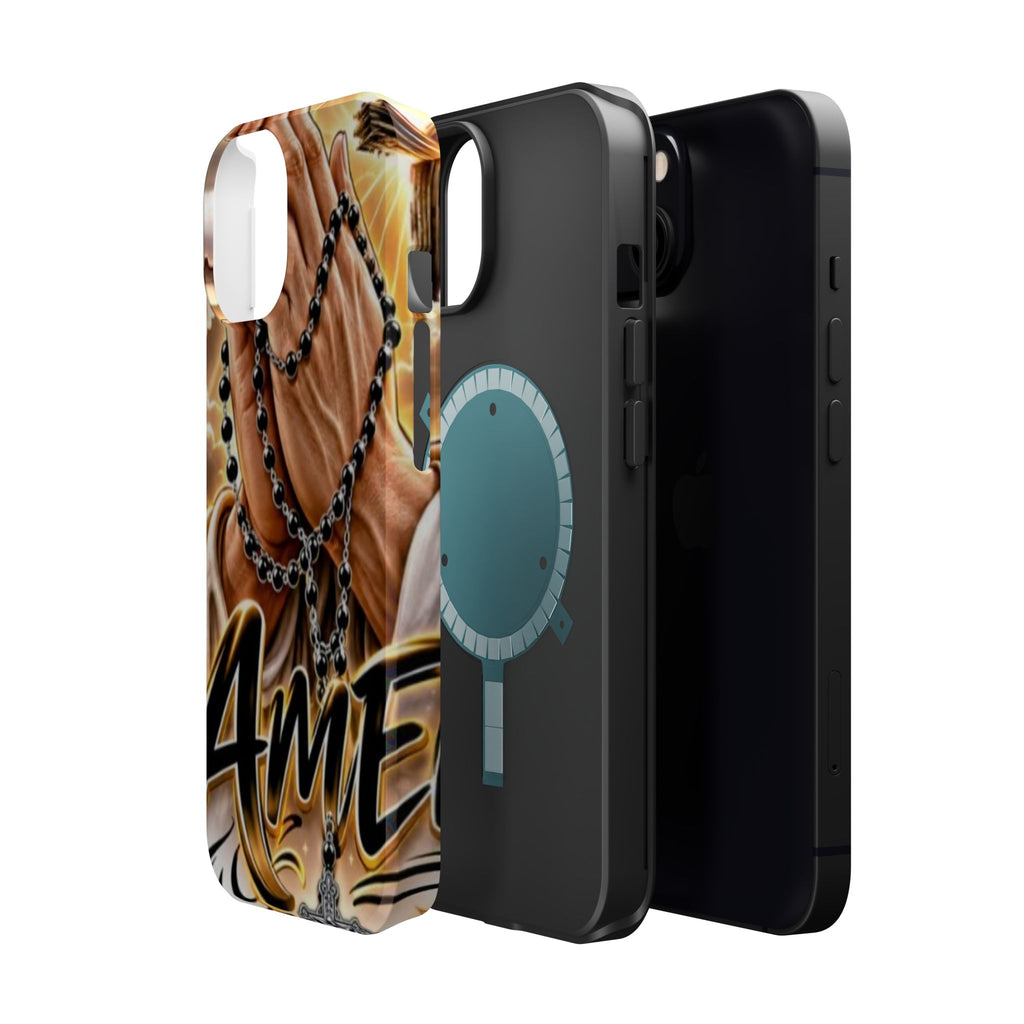 Praying Hands Rosary Magnetic Impact Phone Case
