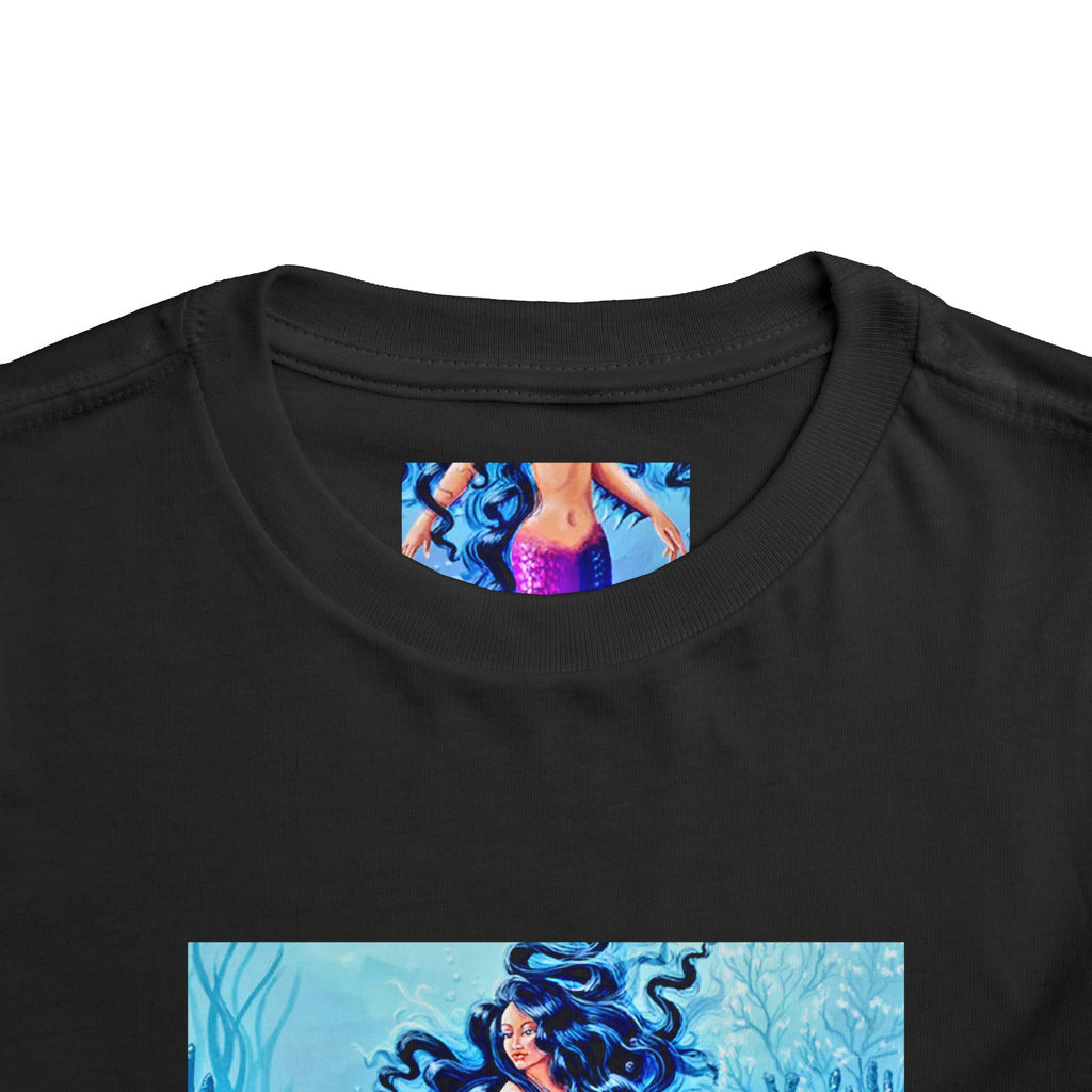 Mermaid Toddler Tee — Colorful Underwater Ocean Playtop