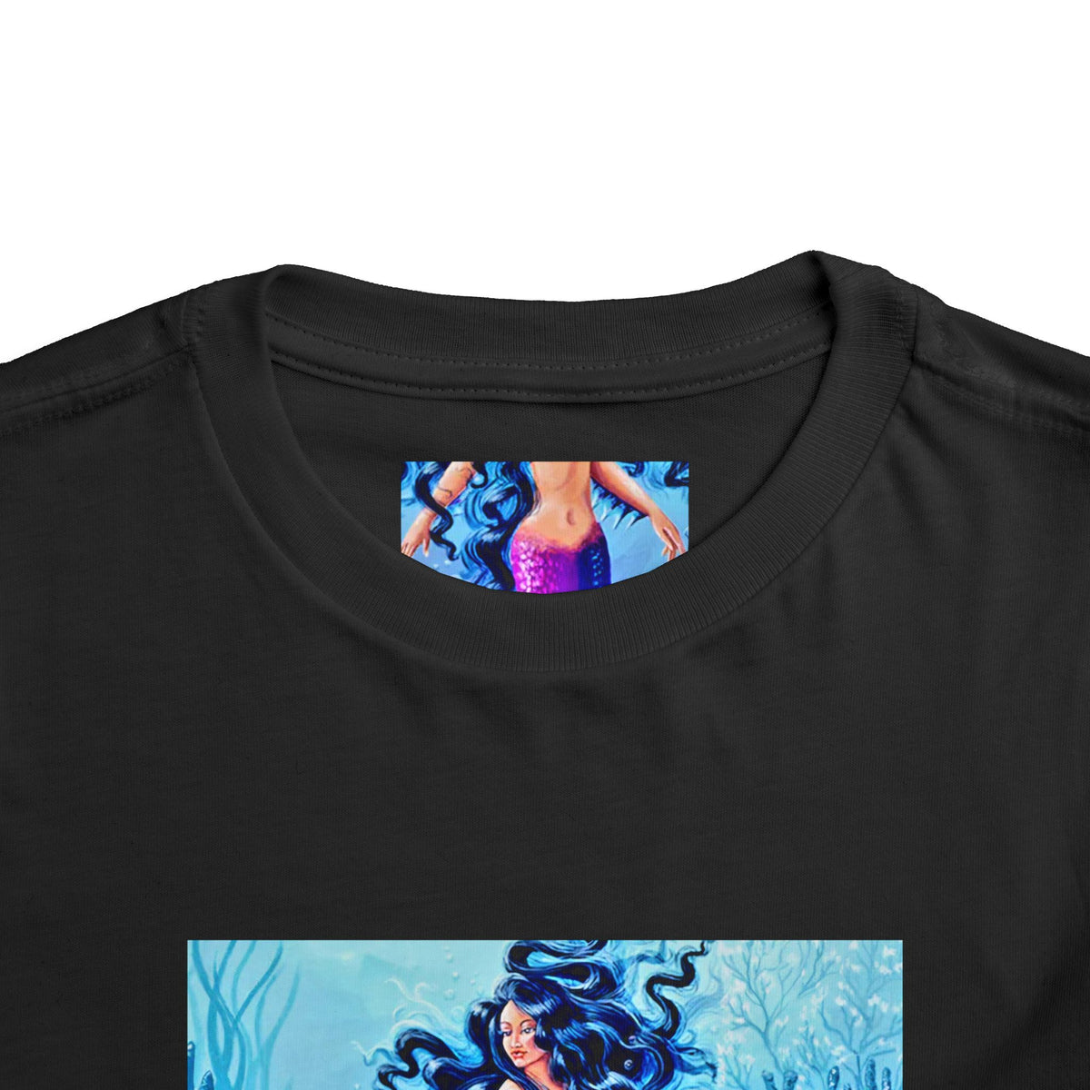 Mermaid Toddler Tee — Colorful Underwater Ocean Playtop