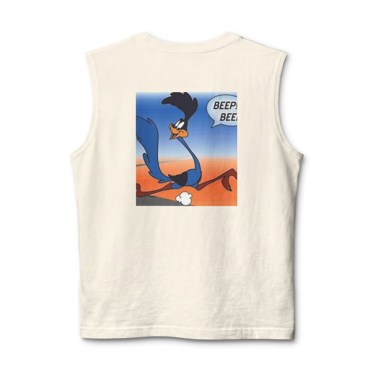 Road Runner 'Beep Beep' Muscle Tank — Vintage Cartoon Graphic Tank Top