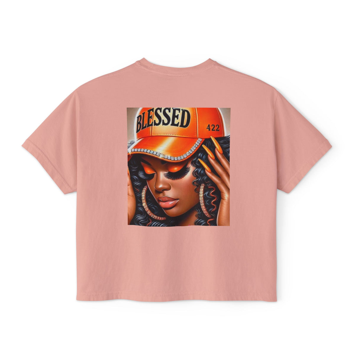 Blessed 422 Boxy Tee – Women’s Graphic Crop Shirt