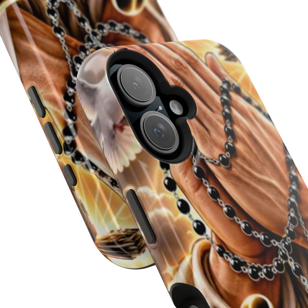 Praying Hands Rosary Magnetic Impact Phone Case
