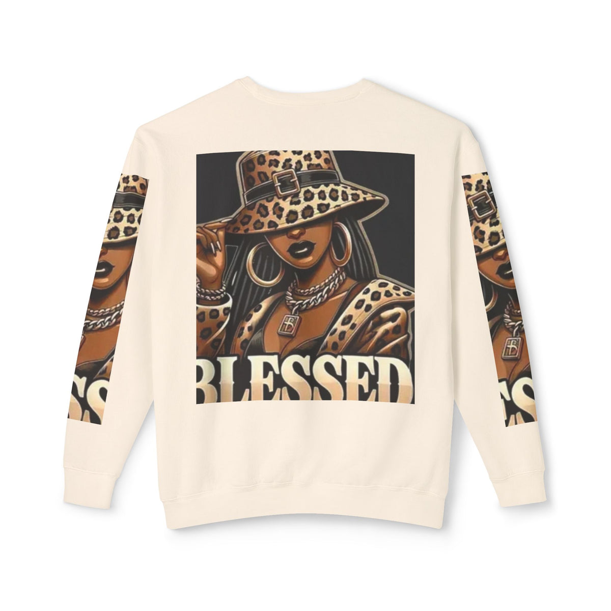 Blessed Leopard Femme Crewneck Sweatshirt