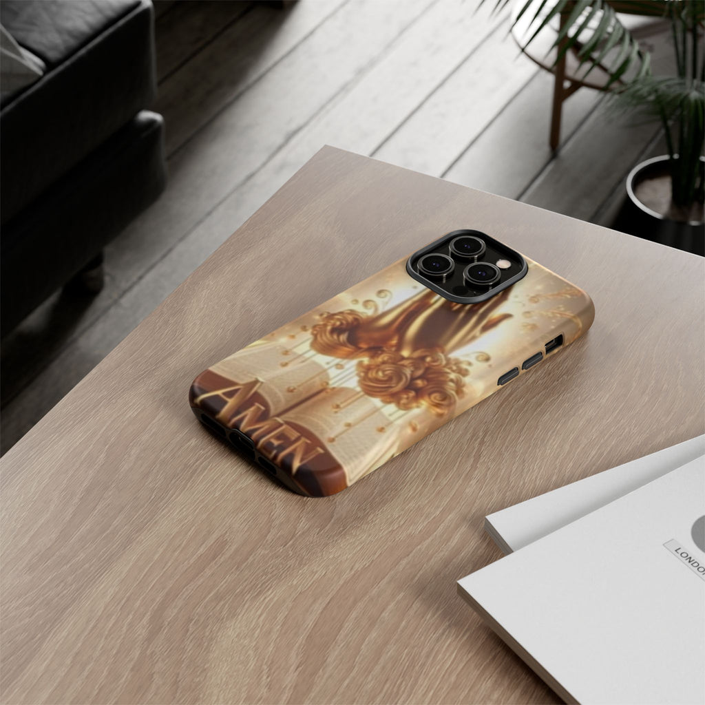 Prayer Hands 'Amen' Phone Case - Religious Christian iPhone Case