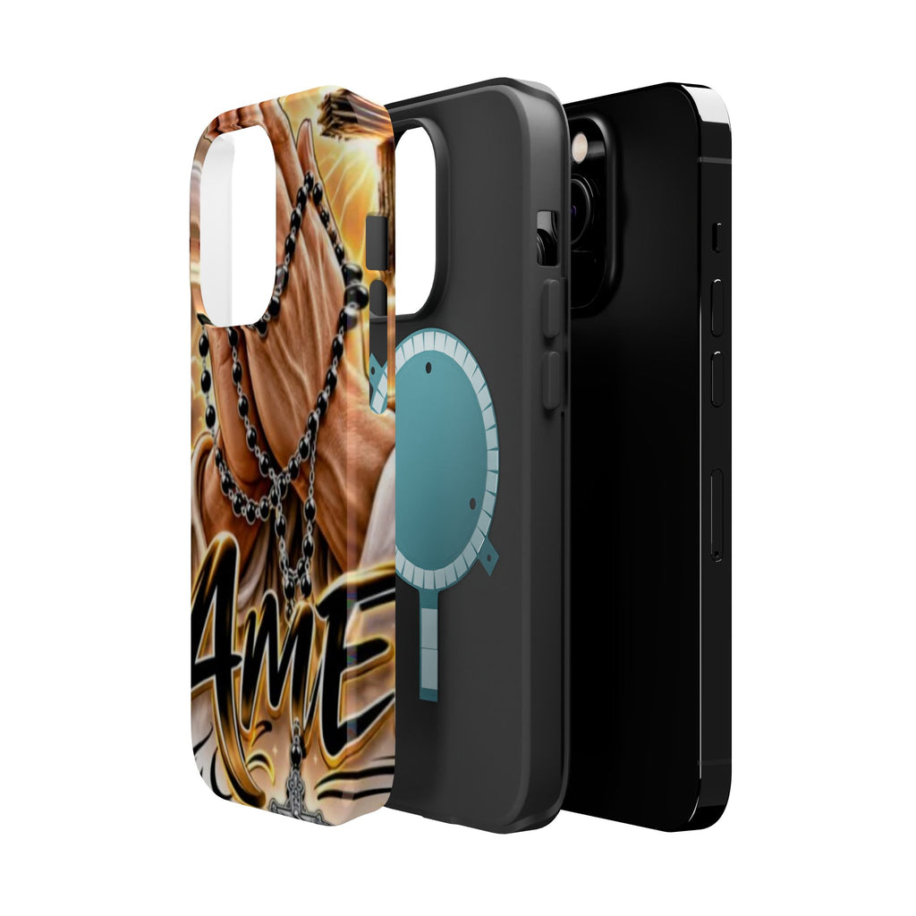 Praying Hands Rosary Magnetic Impact Phone Case