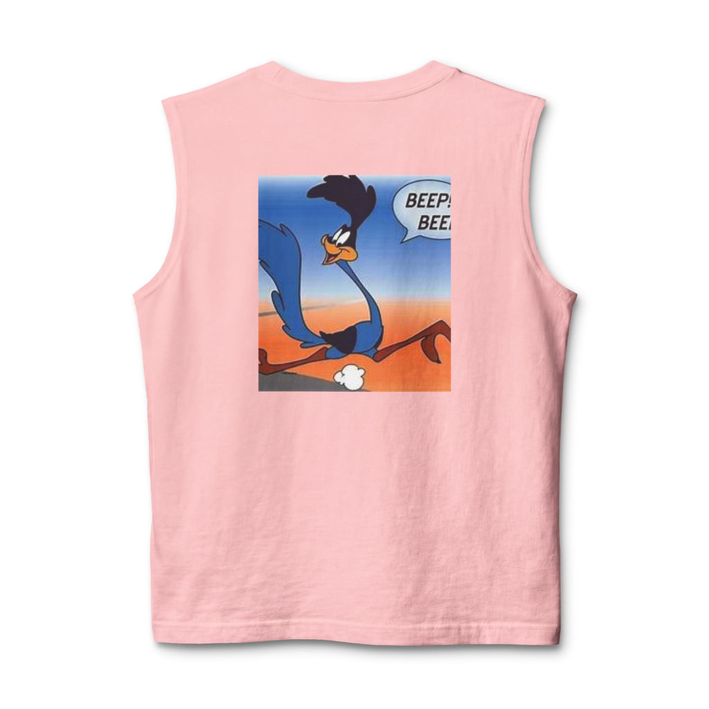 Road Runner 'Beep Beep' Muscle Tank — Vintage Cartoon Graphic Tank Top