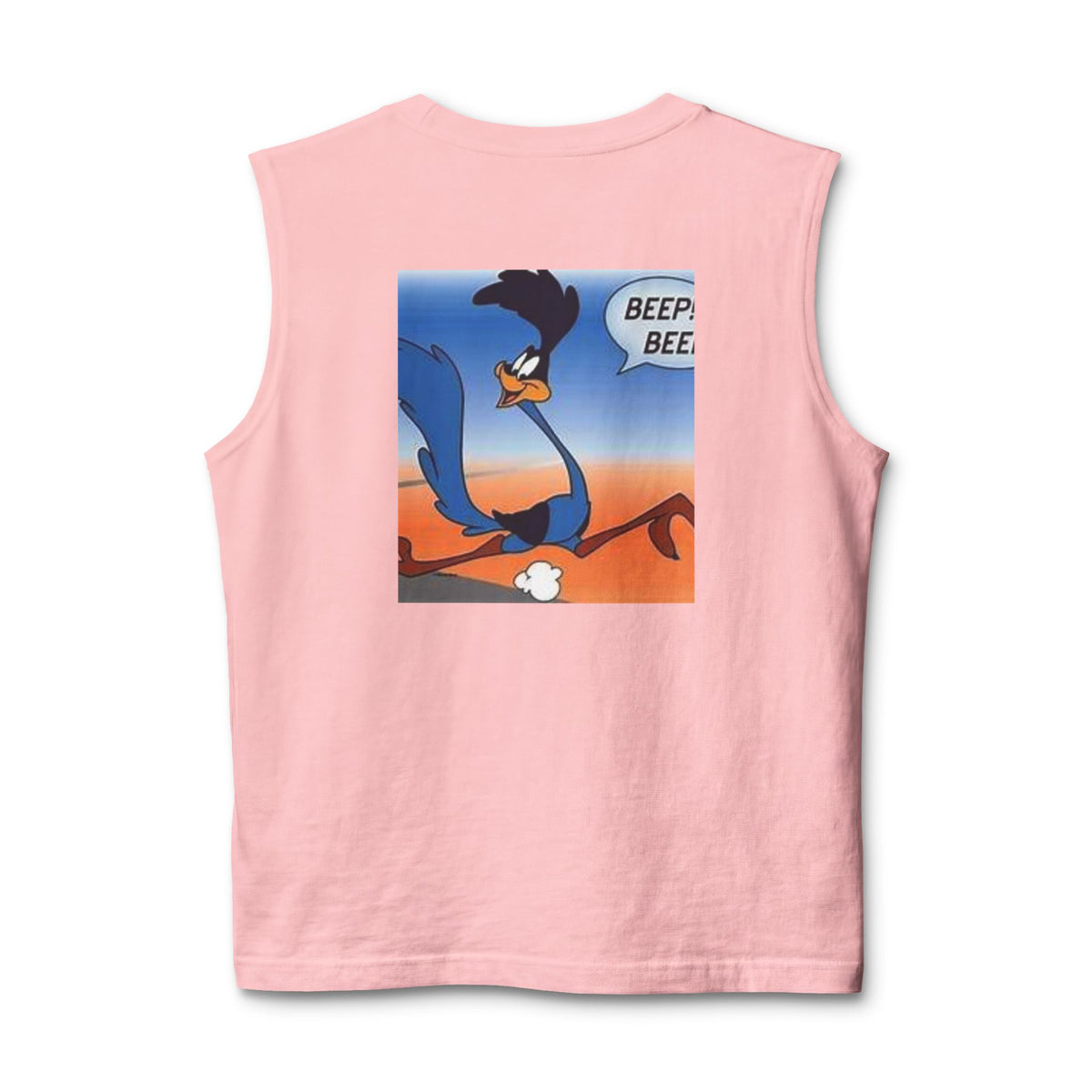 Road Runner 'Beep Beep' Muscle Tank — Vintage Cartoon Graphic Tank Top