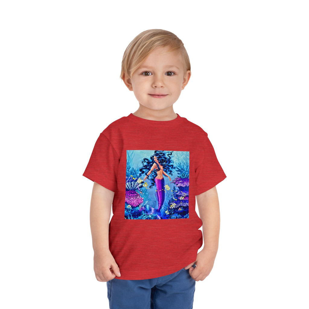 Mermaid Toddler Tee — Colorful Underwater Ocean Playtop