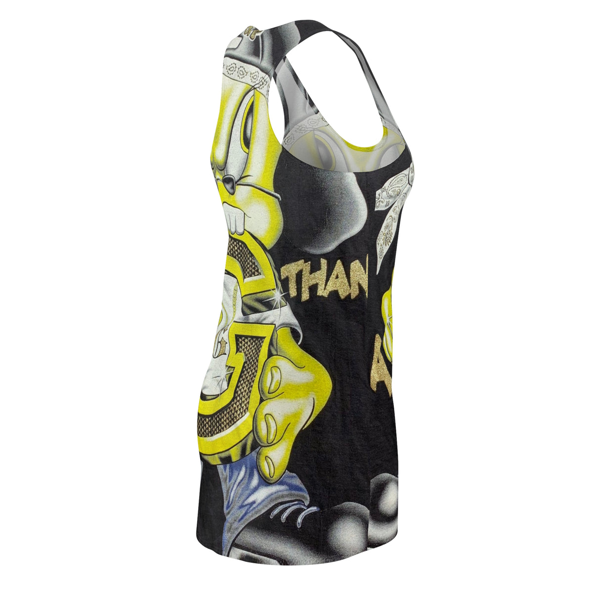 Graffiti 'G' Racerback Dress — Urban Streetwear Graphic Dress